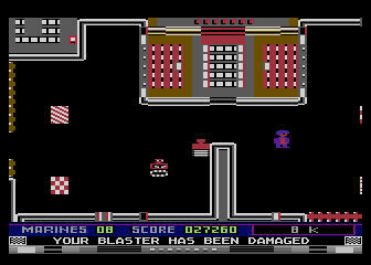 Hawkquest (Atari 8-bit) screenshot: Problem!