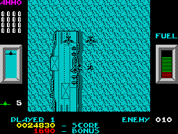 Arcade Flight Simulator (ZX Spectrum) screenshot: Level 2 - WW2.