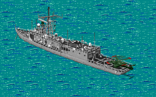 Desert Strike: Return to the Gulf (Amiga) screenshot: Main base