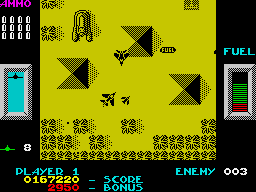 Arcade Flight Simulator (ZX Spectrum) screenshot: Level 3 - WW3.