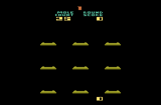 Holey Moley (Atari 2600) screenshot: Starting screen