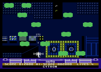 Hawkquest (Atari 8-bit) screenshot: Your truly angry blobs