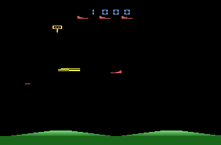 Stargunner (Atari 2600) screenshot: I shot an enemy