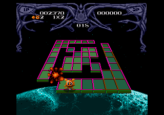 Zoom! (Genesis) screenshot: Level 02 complete