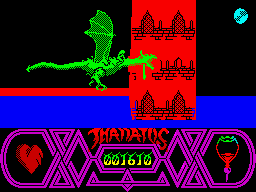 Screenshot of Thanatos (ZX Spectrum, 1986) - MobyGames