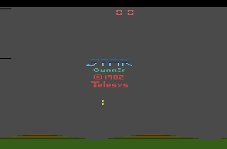 Stargunner (Atari 2600) screenshot: Title screen