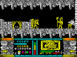 Jungle Warrior (ZX Spectrum) screenshot: The fourth tribal leader.
