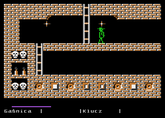 Demon (Atari 8-bit) screenshot: Heading east