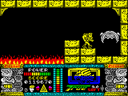 Jungle Warrior (ZX Spectrum) screenshot: The third charging mechanism.