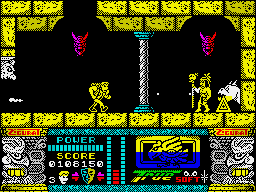 Jungle Warrior (ZX Spectrum) screenshot: The second tribal leader.