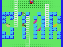 Mole Mole 2 (MSX) screenshot: Stage 1