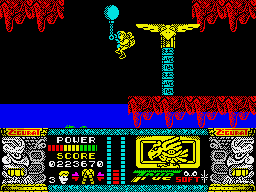 Jungle Warrior (ZX Spectrum) screenshot: Back to the jungle.