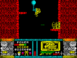 Jungle Warrior (ZX Spectrum) screenshot: How the natives climb these cliffs?