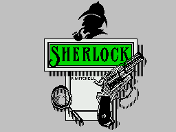 Sherlock (ZX Spectrum) screenshot: Loading screen