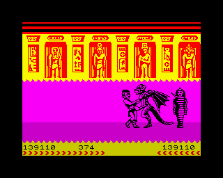 Screenshot of Fighting Warrior (ZX Spectrum, 1985) - MobyGames