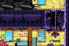 Spider-Man (Game Boy Advance) screenshot: Does whatever a spider can