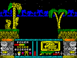 Jungle Warrior (ZX Spectrum) screenshot: The meeting with the beloved.