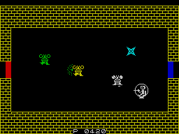 Doomsday Castle (ZX Spectrum) screenshot: A tougher Survival Special