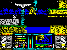 Jungle Warrior (ZX Spectrum) screenshot: Success! The long-awaited success.