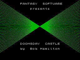 Doomsday Castle (ZX Spectrum) screenshot: Loading screen