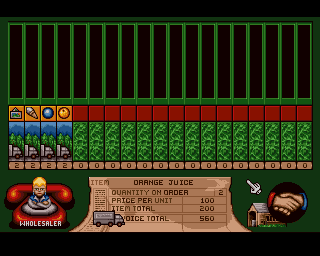 Hillsea Lido (Amiga) screenshot: Buying supplies