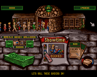 Hillsea Lido (Amiga) screenshot: Show start