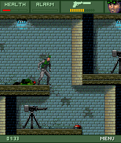 Tom Clancy's Splinter Cell: Extended Ops (J2ME) screenshot: Turret