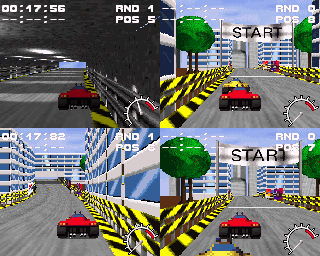 Flyin' High (Amiga) screenshot: ...or even four at once!
