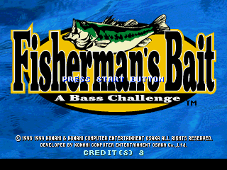 Fisherman's Bait: A Bass Challenge (PlayStation) screenshot: Title screen