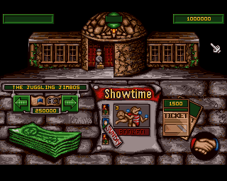 Hillsea Lido (Amiga) screenshot: The Juggling Bimbos