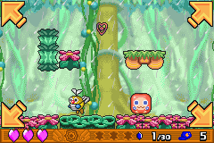 Klonoa 2: Dream Champ Tournament (Game Boy Advance) screenshot: Hold down R to examine your surroundings