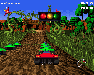 Flyin' High (Amiga) screenshot: The jungle world