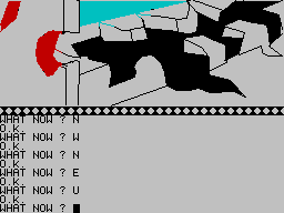 Escape from Pulsar 7 (ZX Spectrum) screenshot: Wreckage