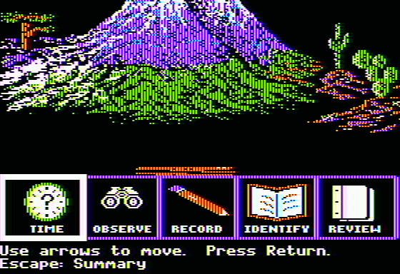 Backyard Birds (Apple II) screenshot: Third location
