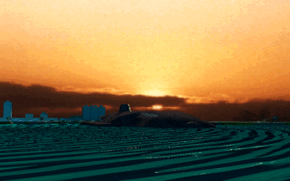 Subwar 2050 (Amiga CD32) screenshot: Cutscene during briefing