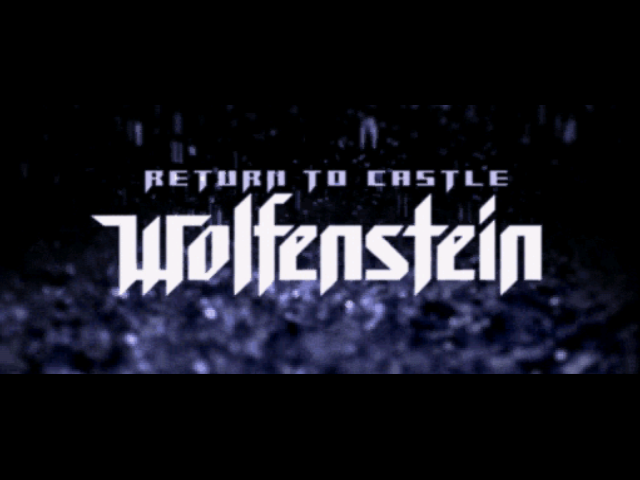 Return to Castle Wolfenstein (Windows) screenshot: Main title