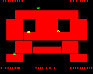Painter (BBC Micro) screenshot: Frame 9: Level complete.<br>