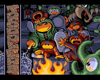 Troddlers (Amiga) screenshot: Title screen