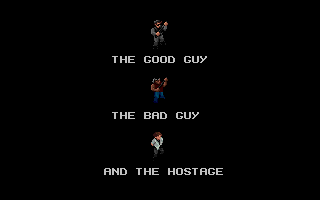 Sabre Team (Amiga) screenshot: The good, the bad and the hostage (AGA version)