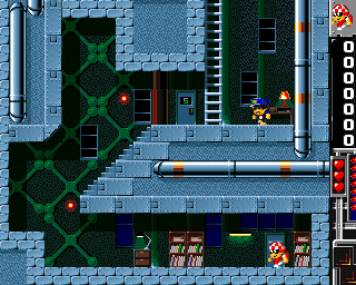 Base Jumpers (Amiga CD32) screenshot: It's starting out easy