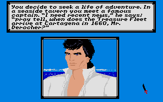 Sid Meier's Pirates! (Atari ST) screenshot: Your story so far...