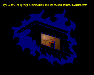 Agent Czesio (Amiga) screenshot: Only one office is still opened