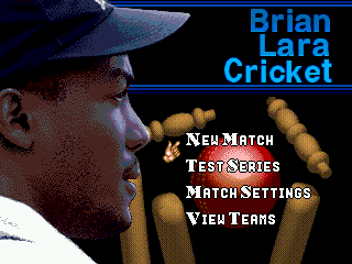 Allan Border's Cricket (Genesis) screenshot: Title screen.
