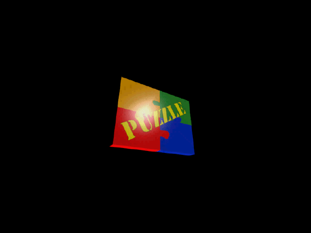 Magiczne Puzzle (Windows) screenshot: Title screen