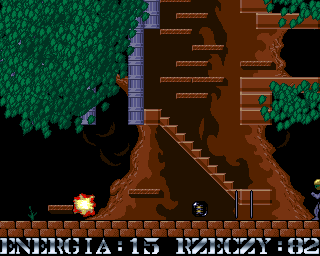 Agent Czesio (Amiga) screenshot: Big tree