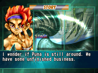 Kickboxing (PlayStation) screenshot: Unfinished business.
