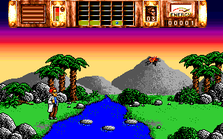 Time Machine (Amiga) screenshot: A river.