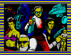 La Guerra de las Vajillas (ZX Spectrum) screenshot: Title screen