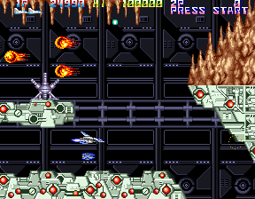 Screenshot of Thunder Cross II (Arcade, 1991) - MobyGames