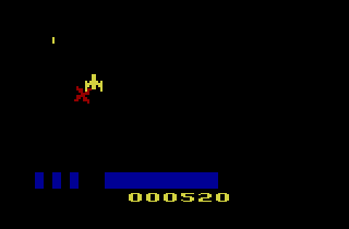 Solar Plexus (Atari 2600) screenshot: The sun hit me